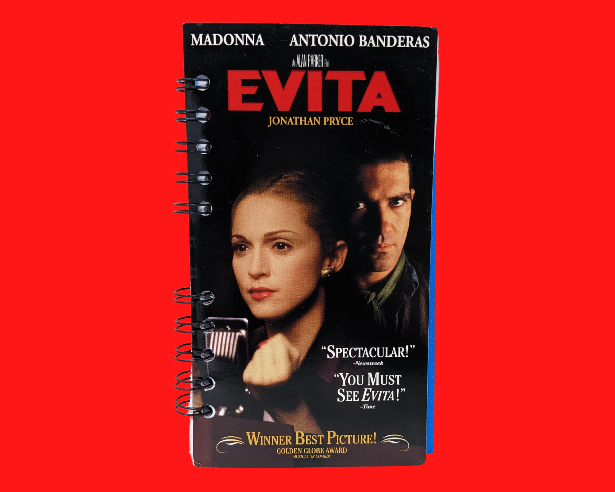 Evita VHS Movie Notebook – myretrospectioninc
