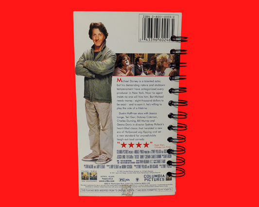 Tootsie VHS Movie Notebook