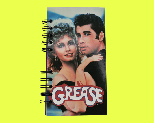 Grease VHS Movie Notebook