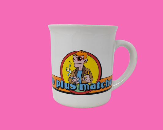 Vintage 1990's Le Plus Matcho Coffee Mug