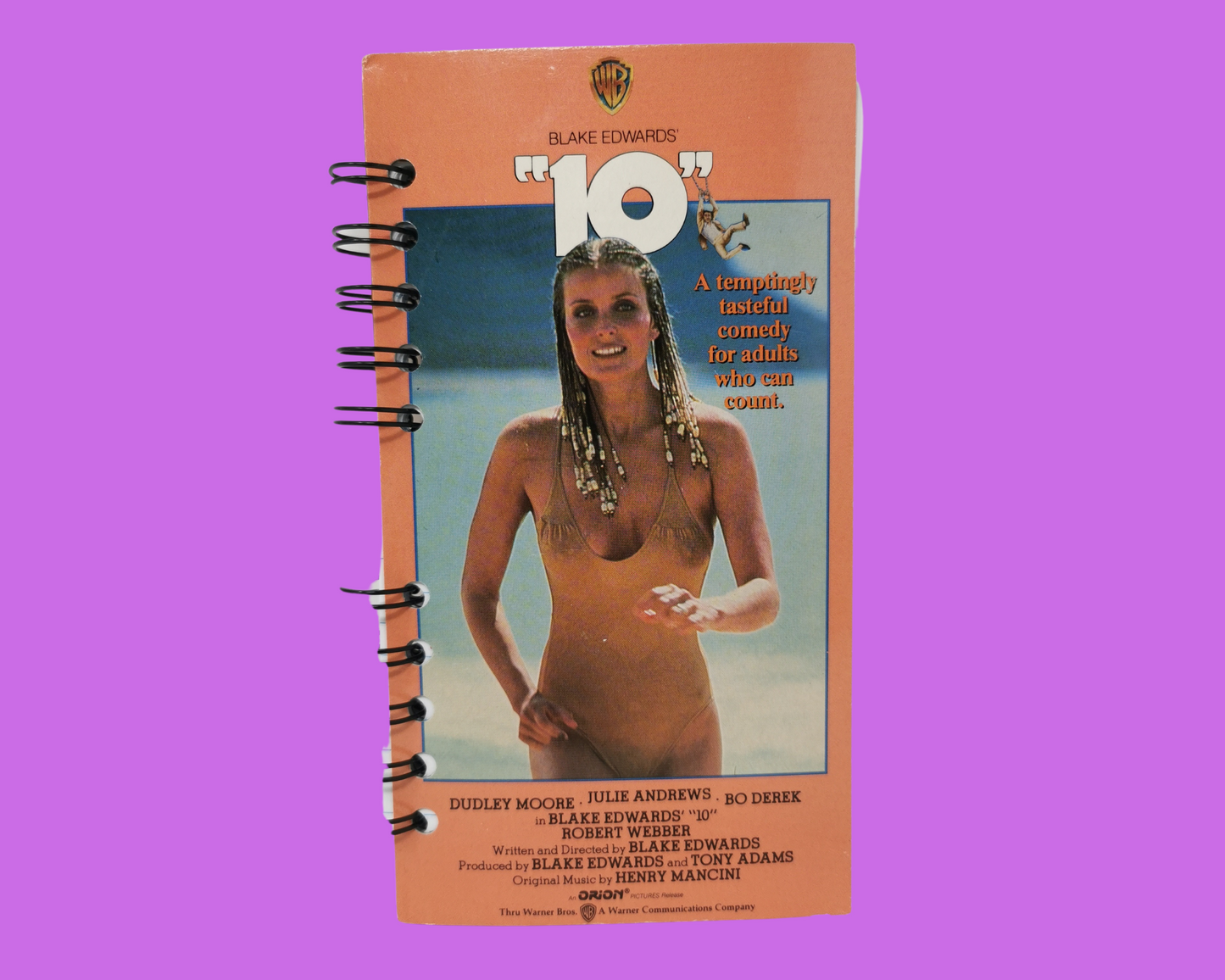 10 VHS Movie Notebook