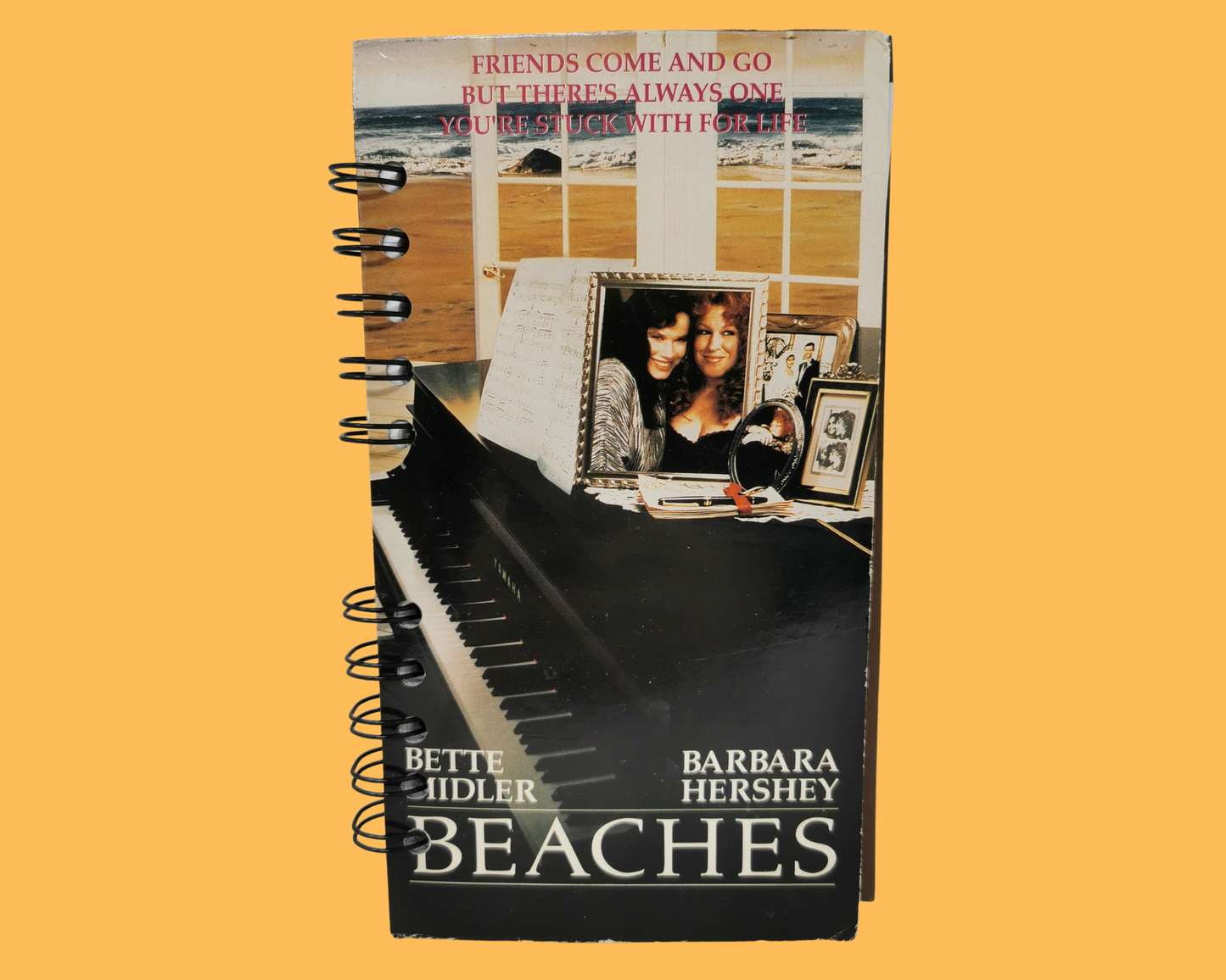 Beaches VHS Movie Notebook