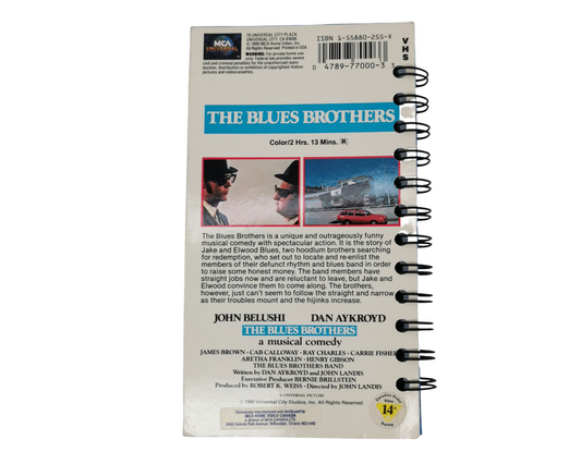 Cahier de film VHS The Blues Brothers