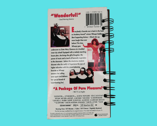 Sister Act 2 VHS Movie Notebook