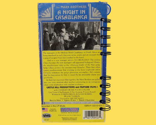 Cahier de film VHS Une nuit à Casablanca