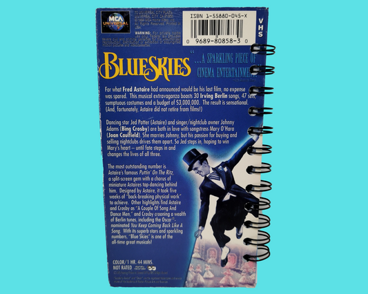 Cahier de film VHS Blue Skies