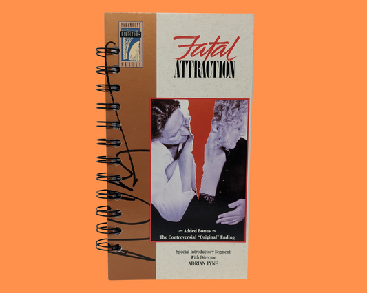 Cahier de film VHS Fatal Attraction