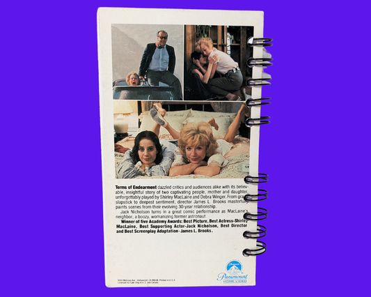 Terms of Endearment VHS Movie Notebook