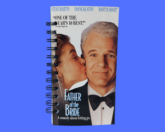 Father of the Bride VHS Movie Notebook