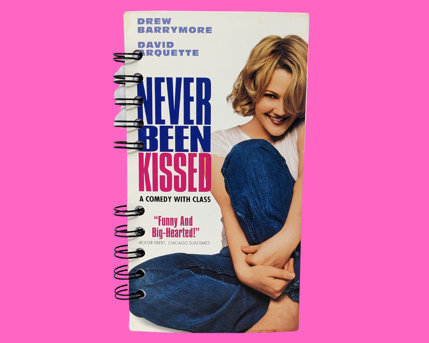 Never Been Kissed VHS Movie Notebook