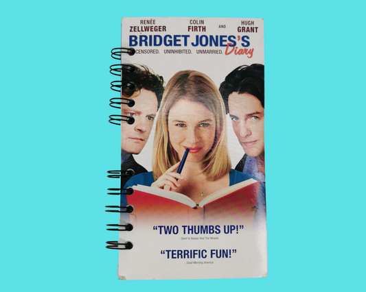 Bridget Jone's Diary VHS Movie Notebook