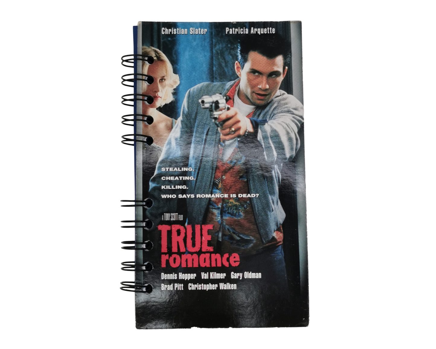 True Romance Upcycled VHS Movie Notebook